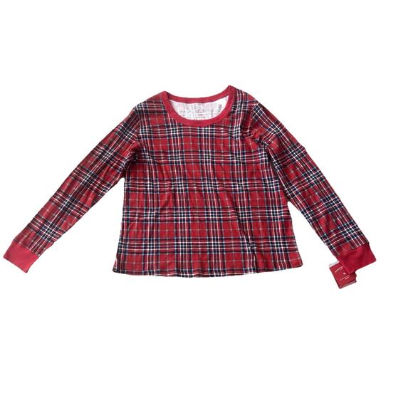 Wondershop at Target Women's Plaid Pajama Top Long Sleeve Size XL New With Tags - Picture 2 of 9